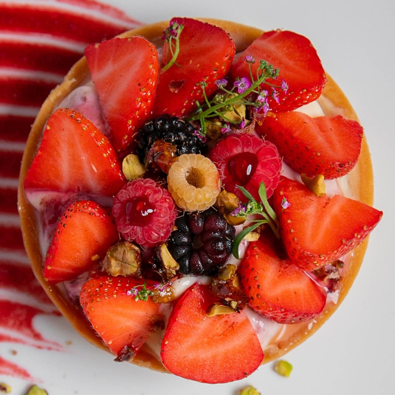 Τάρτα με Φράουλες & Κόκκινα Φρούτα του Σεφ Σωτήρη Ευαγγέλου