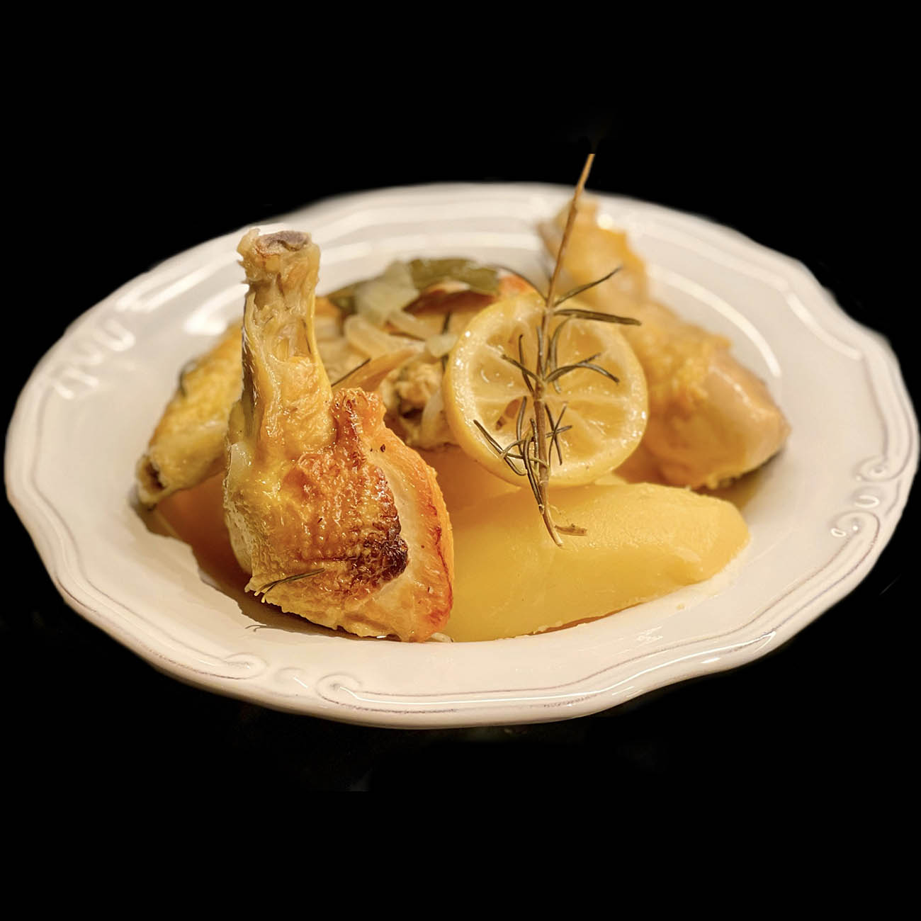 Κοτόπουλο με Πατάτες, Λεμόνι και Δεντρολίβανο του Σεφ Σωτήρη Ευαγγέλου